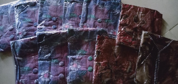 Batik Tunik Motif Terbaru Pekalongan Original Zipper M L Xl Xxl Xxxl Td 168