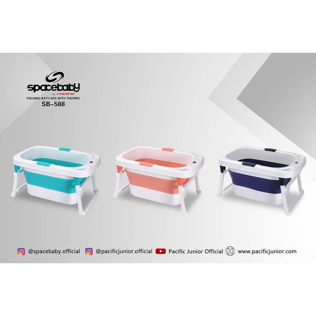 Spacebaby Folding Bath SB-588 / Bak Mandi Lipat