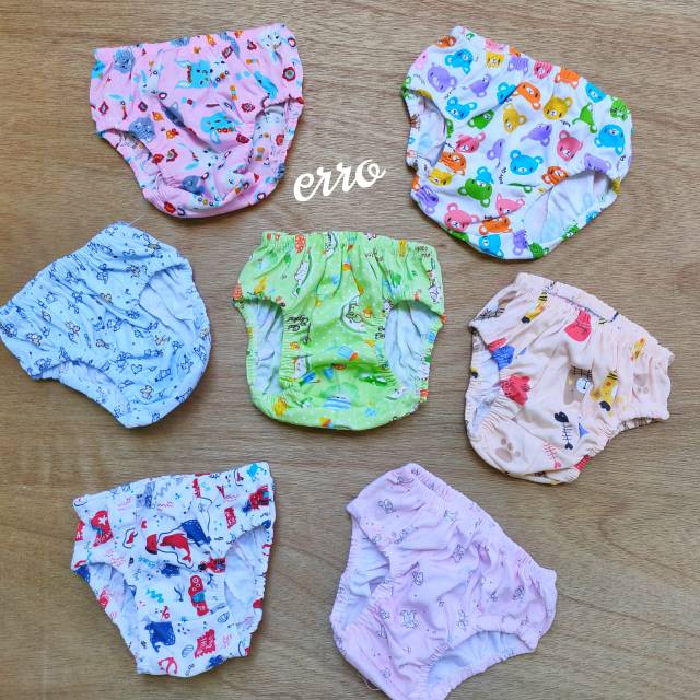 ( ISI 5 PCS) Celdam Anak Balita Lbby Vlvet Celana Dalam Bahan halus lembut motif print bunga / trans