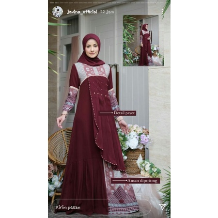 NATALI DRESS S & M BY JAVINA