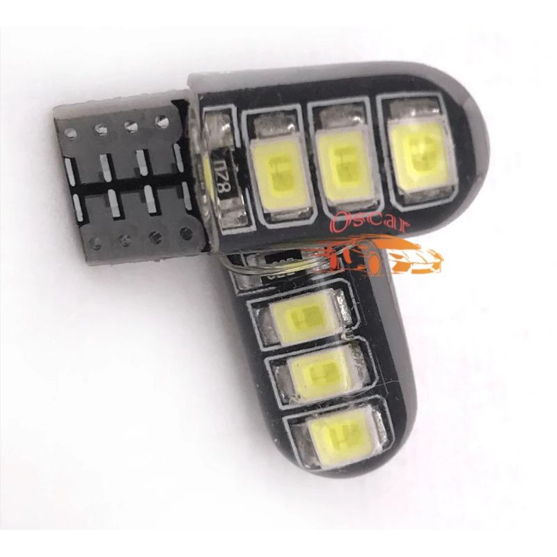 Lampu Led T 10 Crysral Kristal Jelly 6 Mata SMD 5730 Senja Sein Speedometer HIGH QUALITY