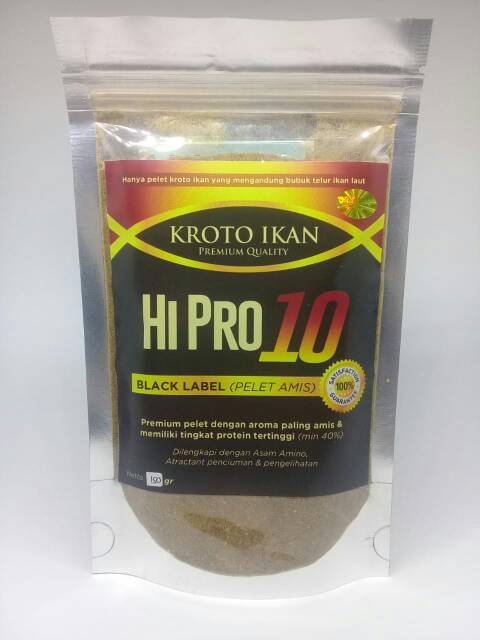 Pelet AMIS Extreme HiPro10 - Black Label dr Kroto Ikan