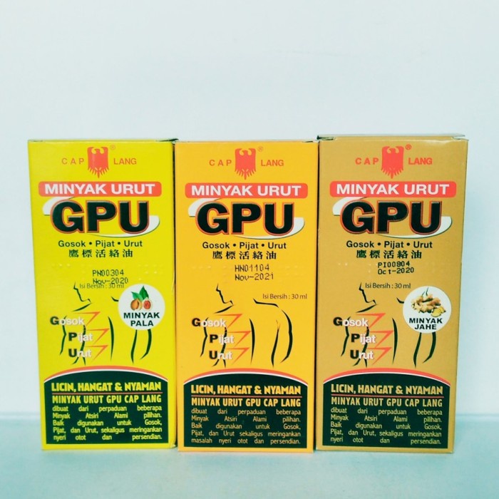 

GPU MINYAK GOSOK - SEREH, 100