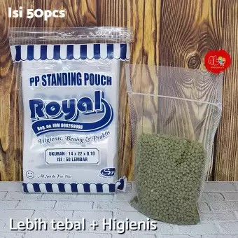 Plastik Standing Pouch 14x22