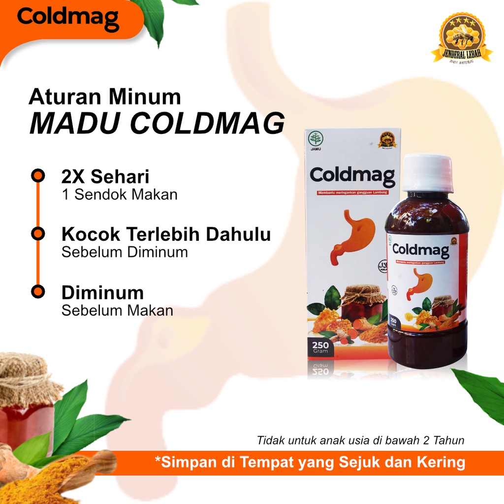 3.15 SALE !!! COLDMAG/ OBAT MAAG KRONIS/ OBAT ASAM LAMBUNG/ MADU-5
