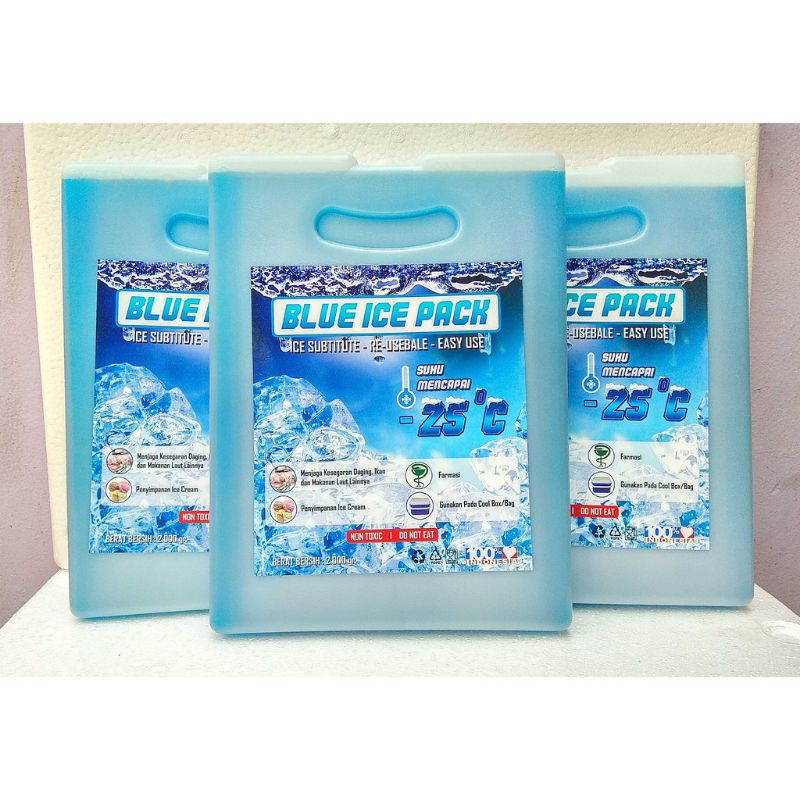 Ice Pack Jumbo 22 × 30 cm Icepack Kotak Besar blue ice dry