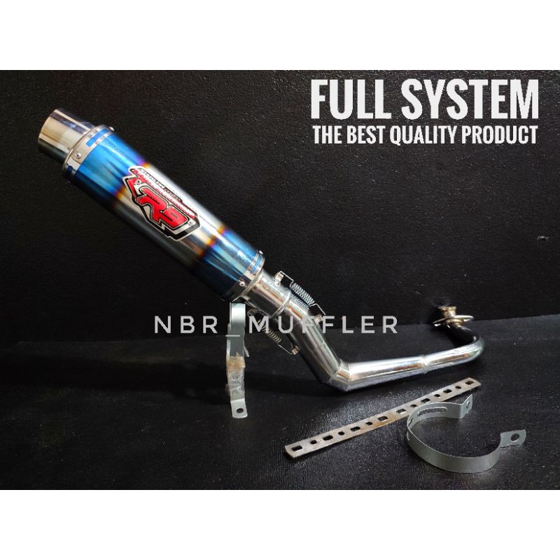 Knalpot racing R9 Mugello Vario 110 karbu/techno/vario 110 fi/vario 125 old/led/vario 150