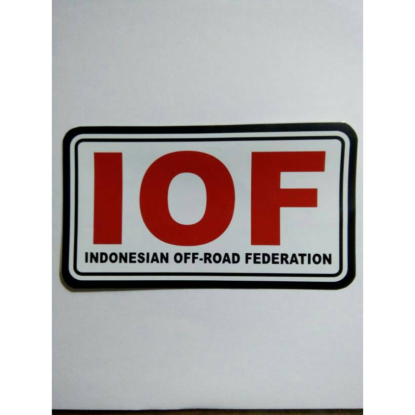 

Grosir Stiker IOF (Indonesian off-road federation) Keren