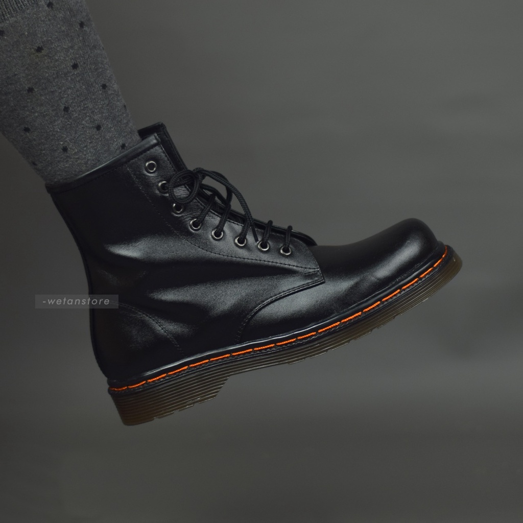 Sepatu Boots Pria Tinggi Kulit PREMIUM Kasual Original