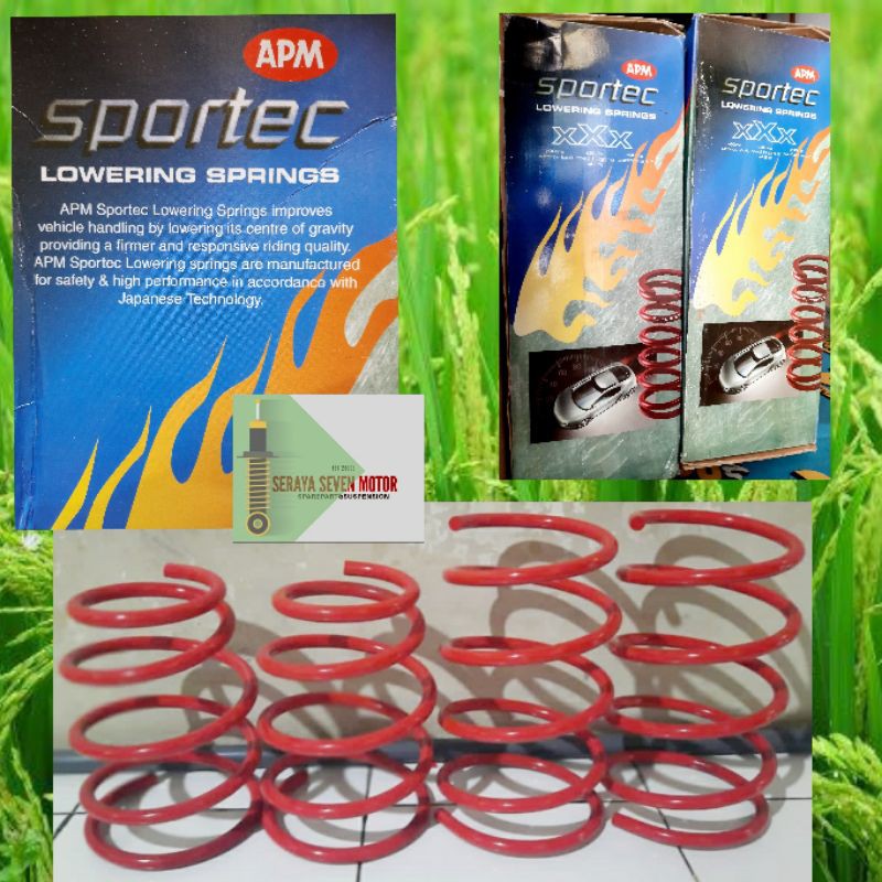 lowering spring per keong ceper honda city z merk APM SPORTEC