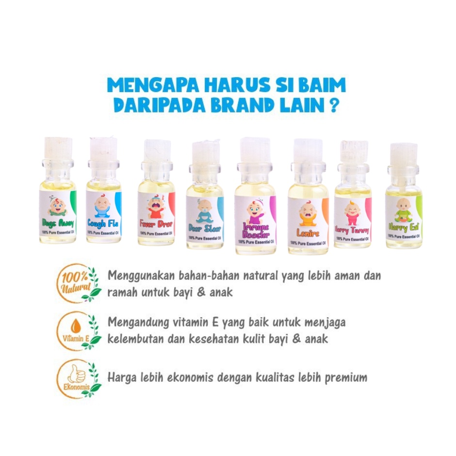 [ORIGINAL] SIBAIM (Cessa Alternatif) Essential Oil Ukuran 3ML - Varian Lengkap