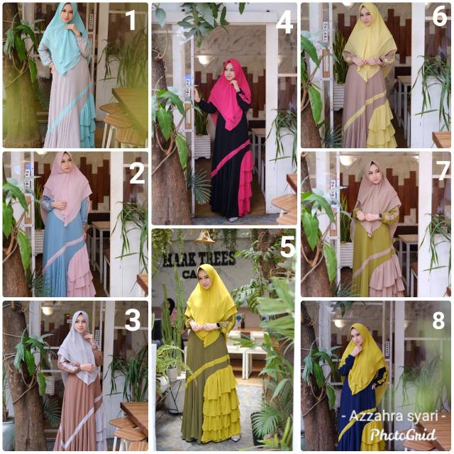 AZZAHRA SET SYARI BY FAZLE COLLECTION