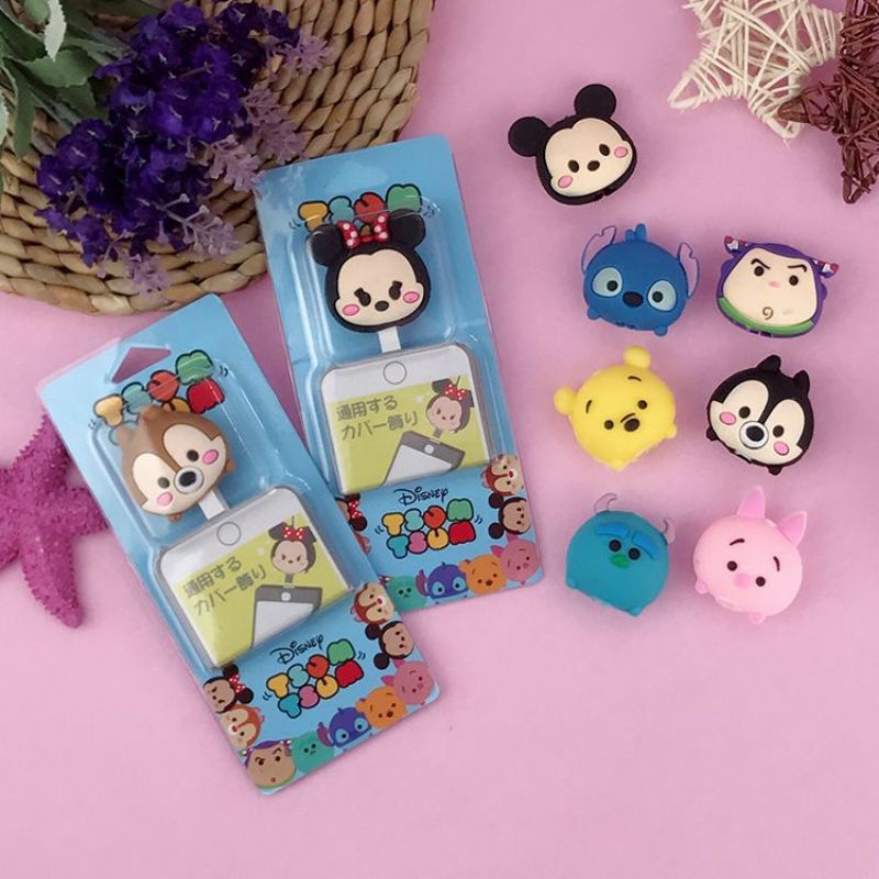 Cable bite tsum tsum/pelindung kabel hp anak/pelindung ujung kabel