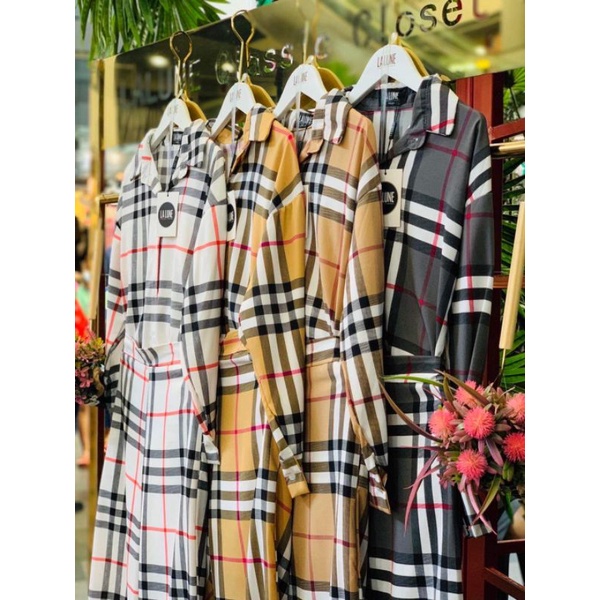 SETELAN LALUNE BURBERRY 100% ORIGINAL IMPORT BANGKOK