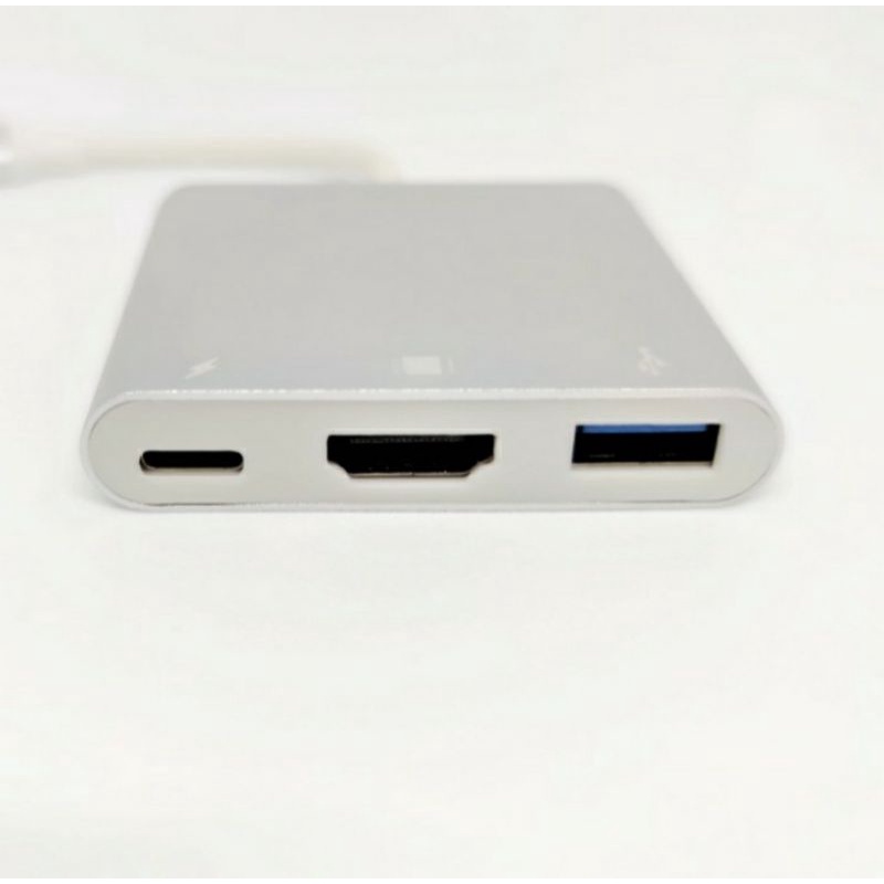 CONVERTER USB 3.1 TYPE C TO HDMI + USB 3.0 FEMALE + TYPE C FEMALE 3 IN 1