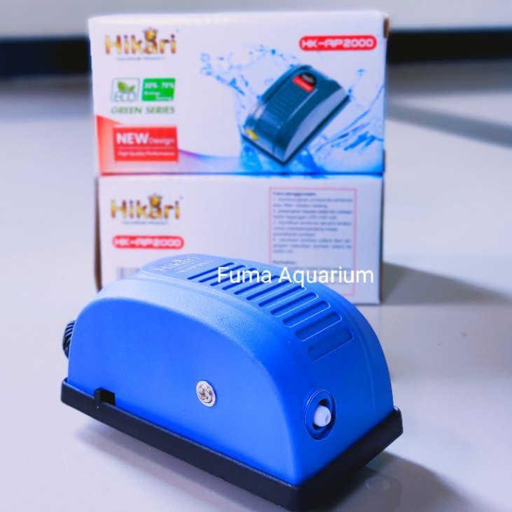 Pompa Aerator Airpump Gelembung Udara 1 Lubang HIKARI 2000 HK-AP2000 aquarium Aquascape