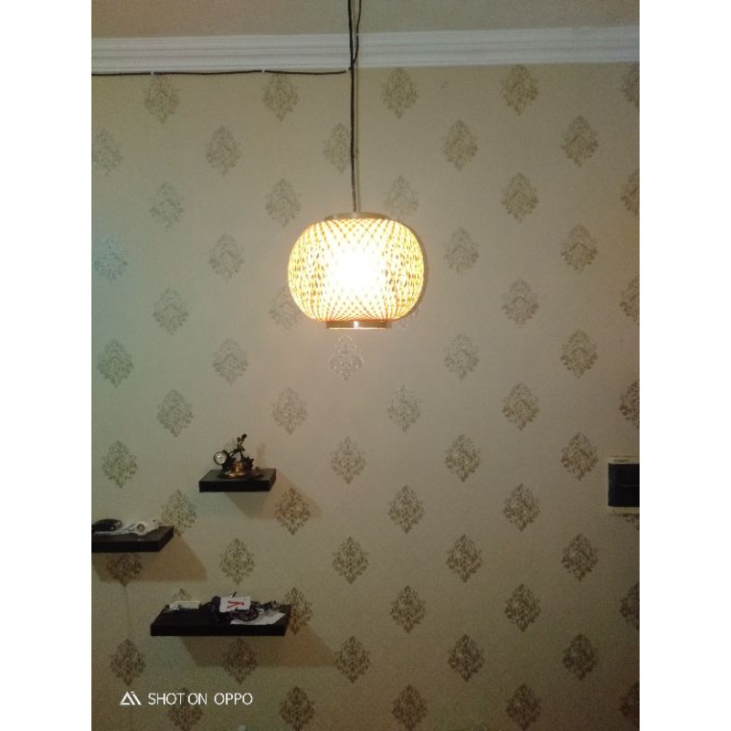 kap lampu bulat kecil /kap lampu gantung /lampu hias /lampu cafe