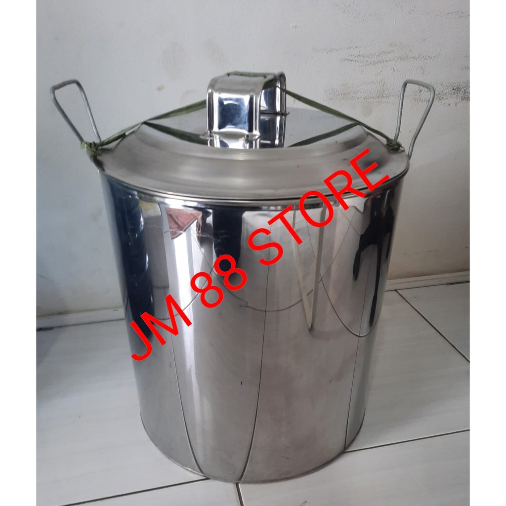 Dandang stainless besar / dandang stainless / langseng dandang besar stainless / panci besar stainle