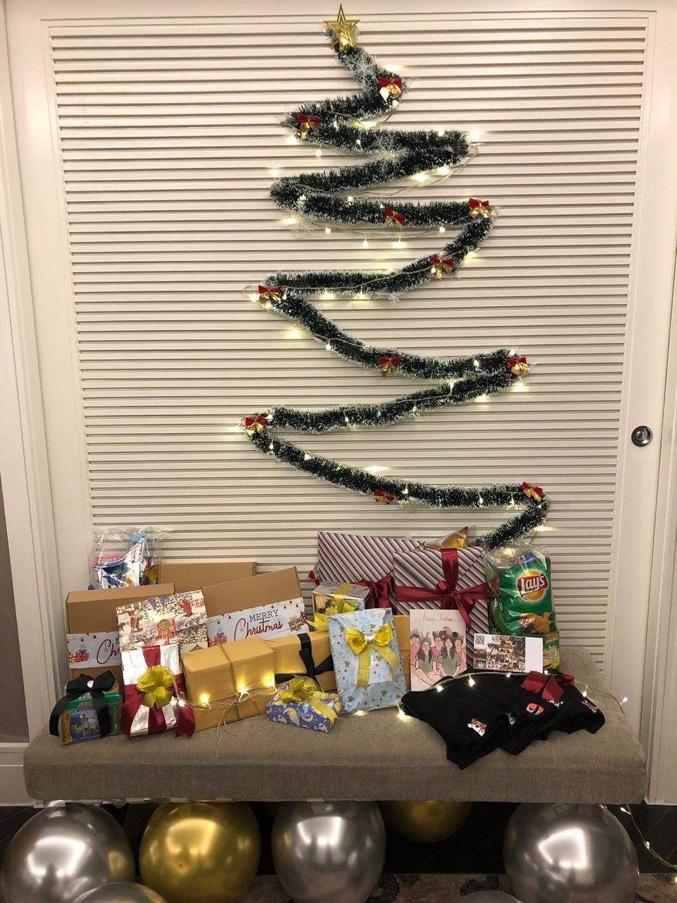 Slinger Hijau / Hiasan Tinsel Dekorasi Pohon Natal / Dekorasi Natal / Slinger Natal Hijau