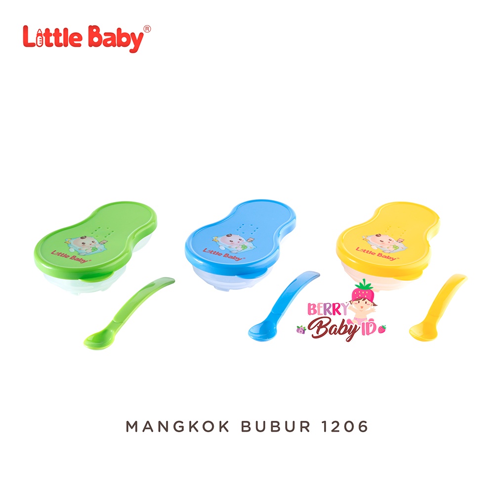 Little Baby Mangkok Bubur Bayi Perlengkapan MPASI #1206 Berry Mart