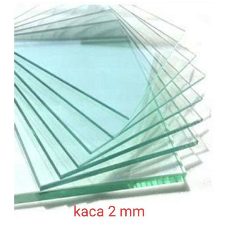 kaca bening 2mm 10r 20×30