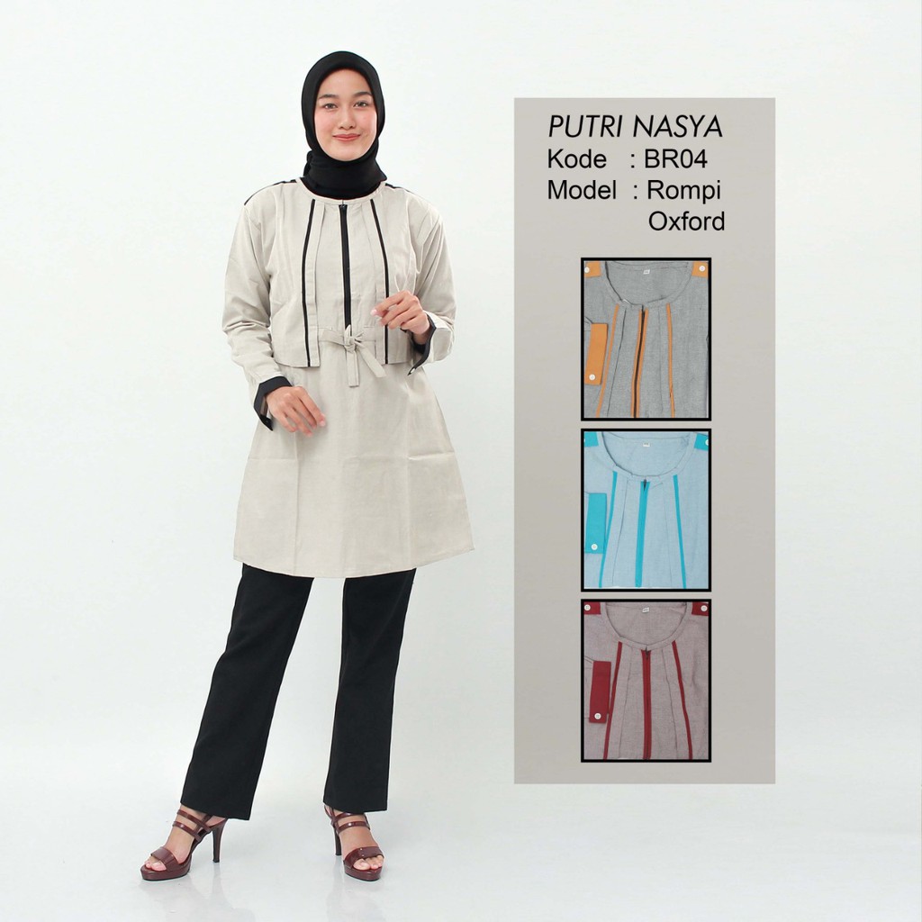 Pakaian Wanita Size M L XL XXL Murah Meriah / SALE - ATASAN WANITA SAFIRA1 BHN KATUN / OXFORD