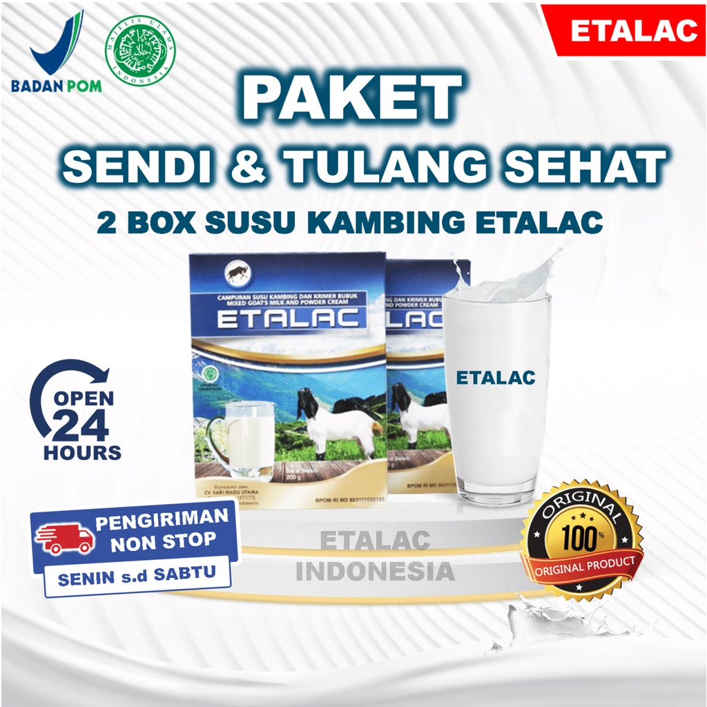 

Susu Kambing Etalac | Susu Kambing Murni Bubuk Rasa Original