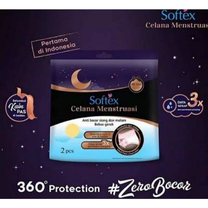 Softex celana menstruasi 1pax isi 2pcs ukuran all size