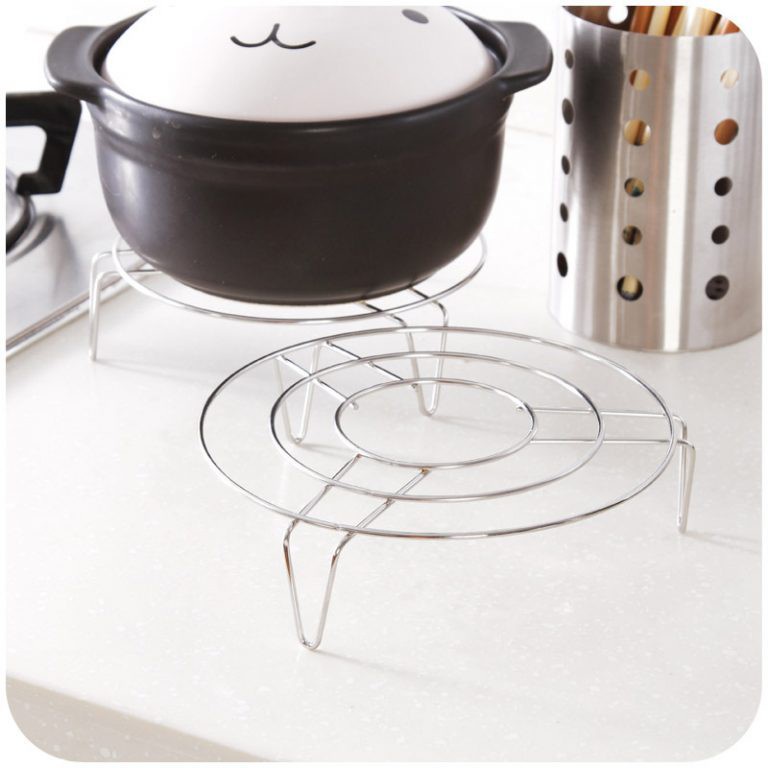 Tatakan Panci Stainless Alas Kukus Alas Anti Panas Tatakan Panci Stainless Steel Tatakan Bulat Stain