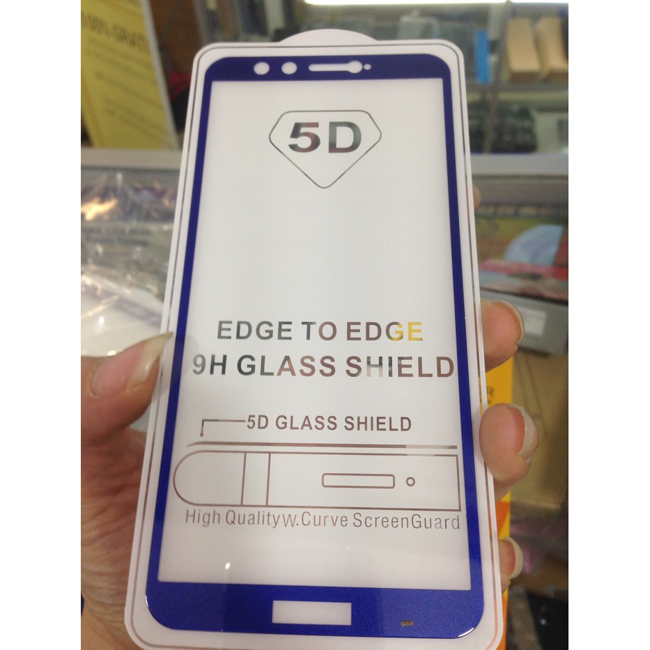 Tempered glass full lem 5D full cover gorila samsung a7 2018 new