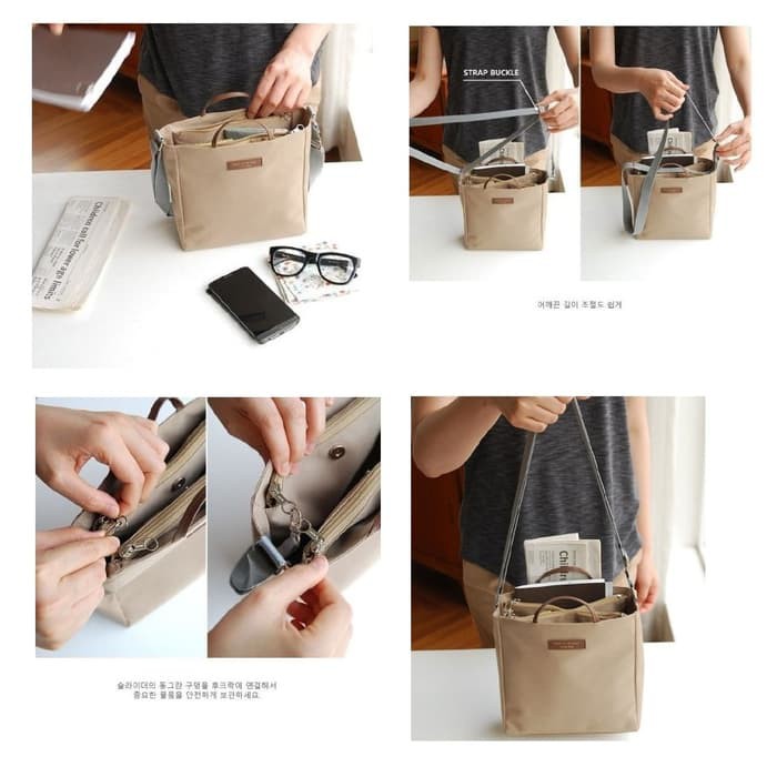 Igrosir Tas Selempang Serbaguna / Jinjing / Korean Multi Compartment Picks Bag