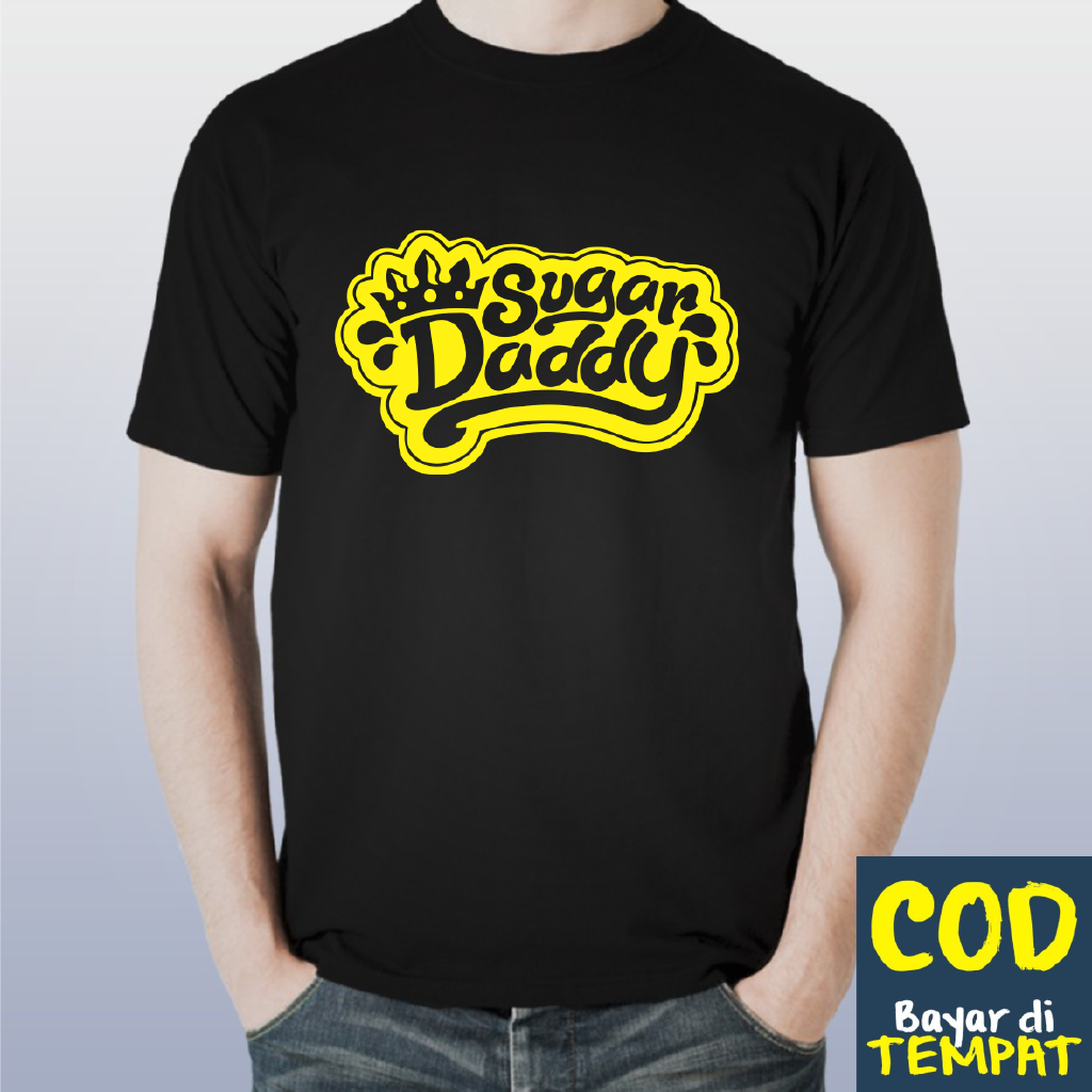 KAOS DISTRO PREMIUM SUGAR DADDY (SABLON KUNING)