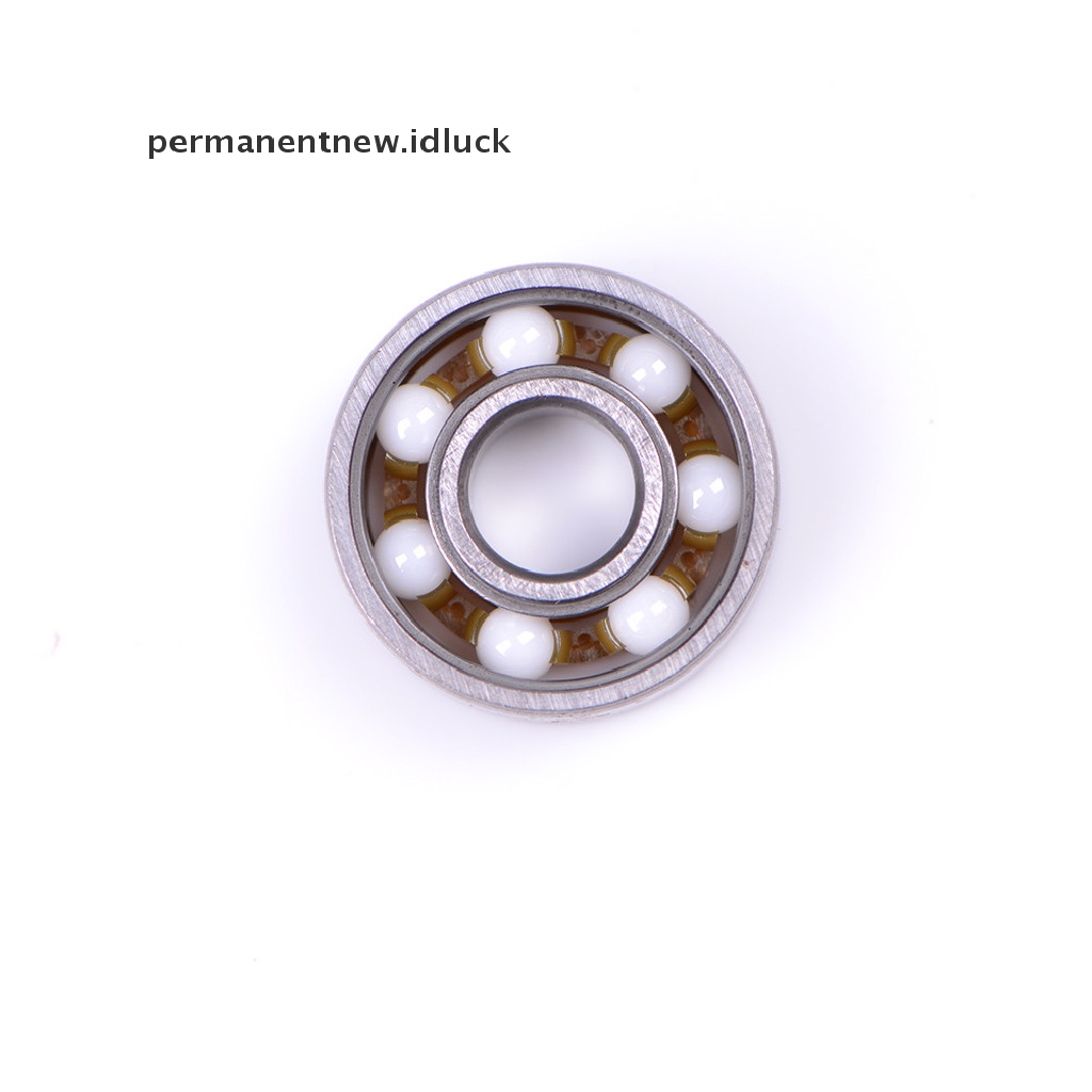 Luckypermanent 608 Bearing Bola Keramik Untuk Fidget Spinner / Skateboard / Drift Plate