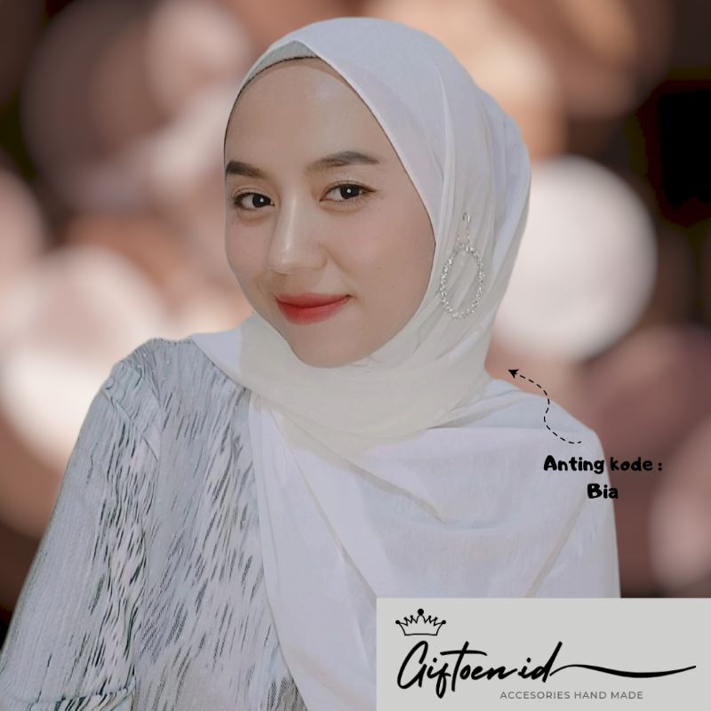 Anting Hijab / Anting Fashion Hijab Wanita Kode Bia