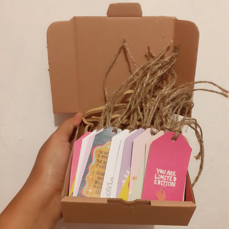

Paket Hangtag aesthetic 12pcs / custom hangtag