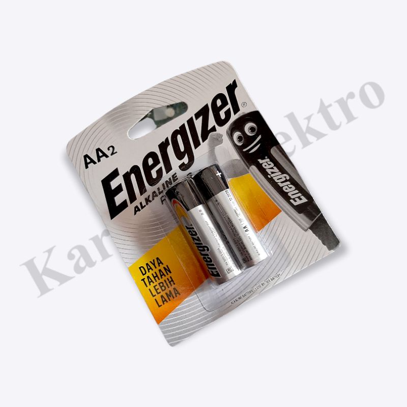 Sepasang batteray AA Alkaline Energizer