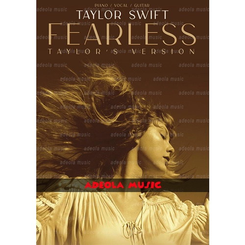 Buku Piano Artis Personal / (PPE-173) TAYLOR SWIFT - FEARLESS