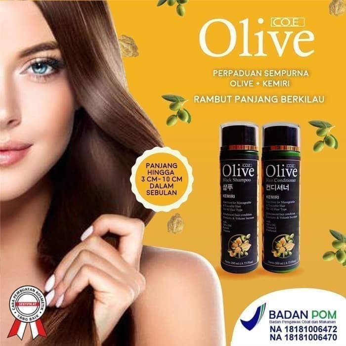 ✨ AKU MURAH ✨SYB Olive Black Conditioner Kemiri / 200ml