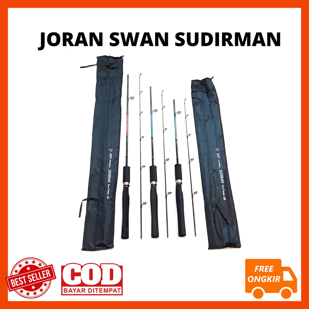 Joran Pancing SWAN SUDIRMAN CARBON SOLID 120-150CM kekuatan 8-17LBS