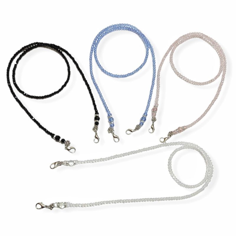 Kalung Masker Strap Kimberly Full Crystal Diamond Series Luxury Premium Gantungan Masker Hanging