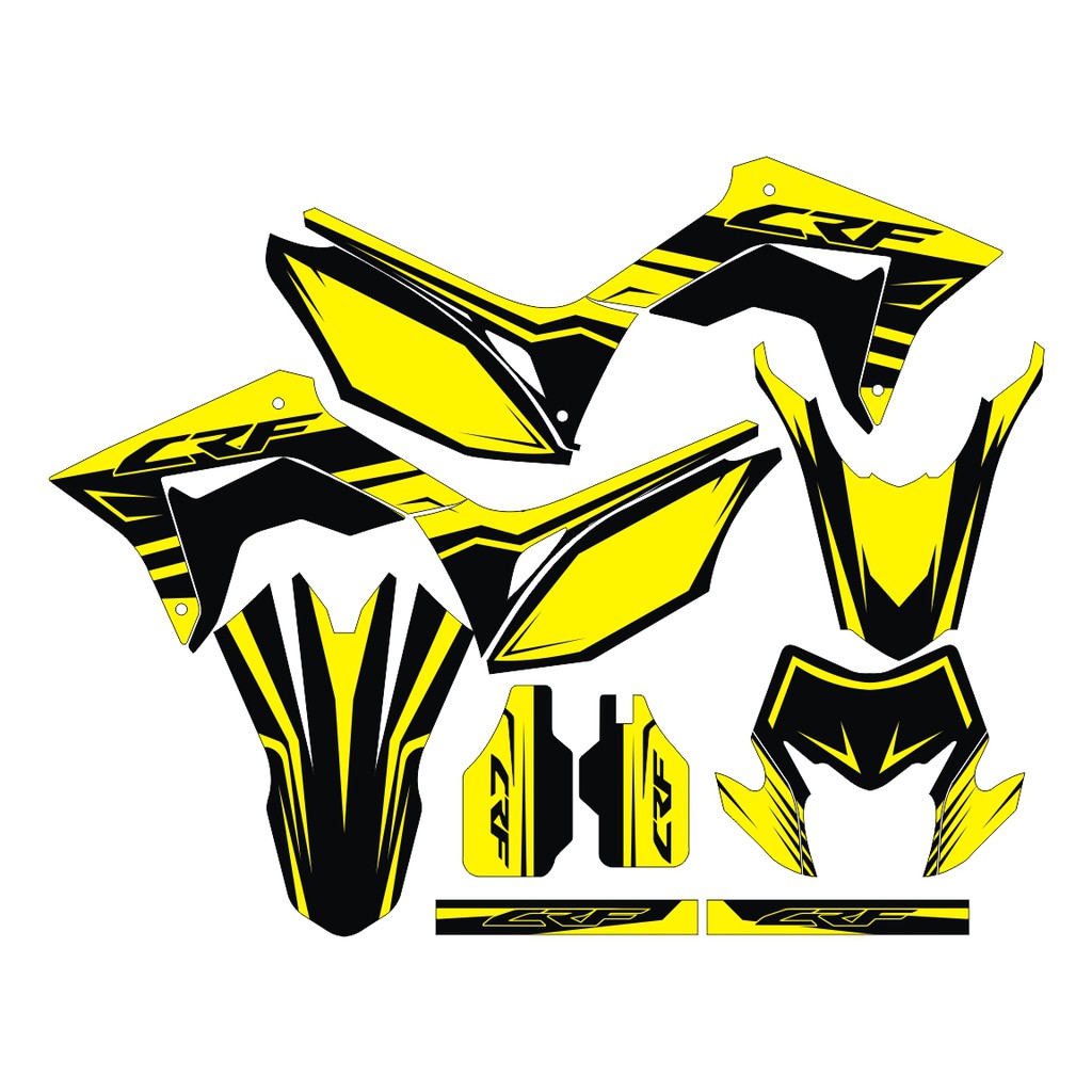 Sticker DECAL CRF 150 L Bisa Custom Stiker Honda CRF 150 L  (91)