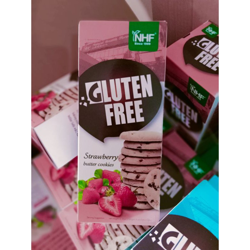 

NHF Gluten Free Cookies / Cookies Strawberry 240g