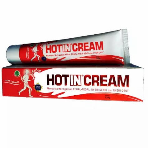 ORIGINAL HOTIN CREAM TUBE 120 GRAM / HOT IN CREAM 120 G / CREAM PEGAL