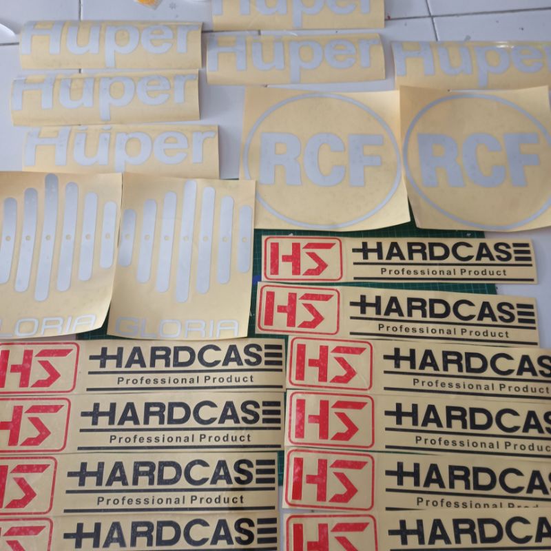 Sticker Cutting Audio Music Logo / Yamaha Music,Montarbo,Huper DLL