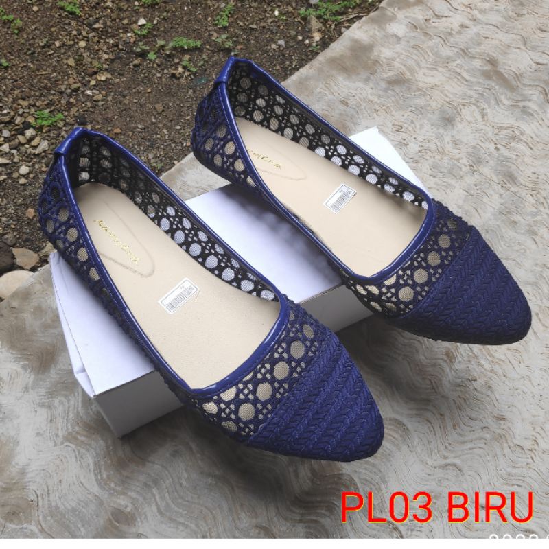 BORNEO SEPATU FLAT FLATSHOES BRUKAT PL03 BY XAVY