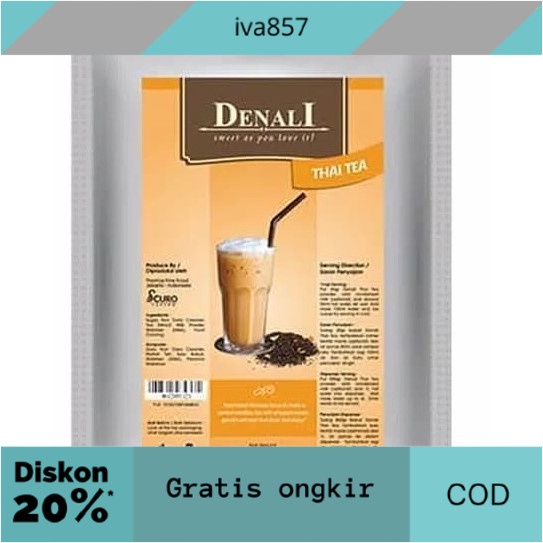 

PROMO Denali Thai Tea Powder GRATIS ONGKIR
