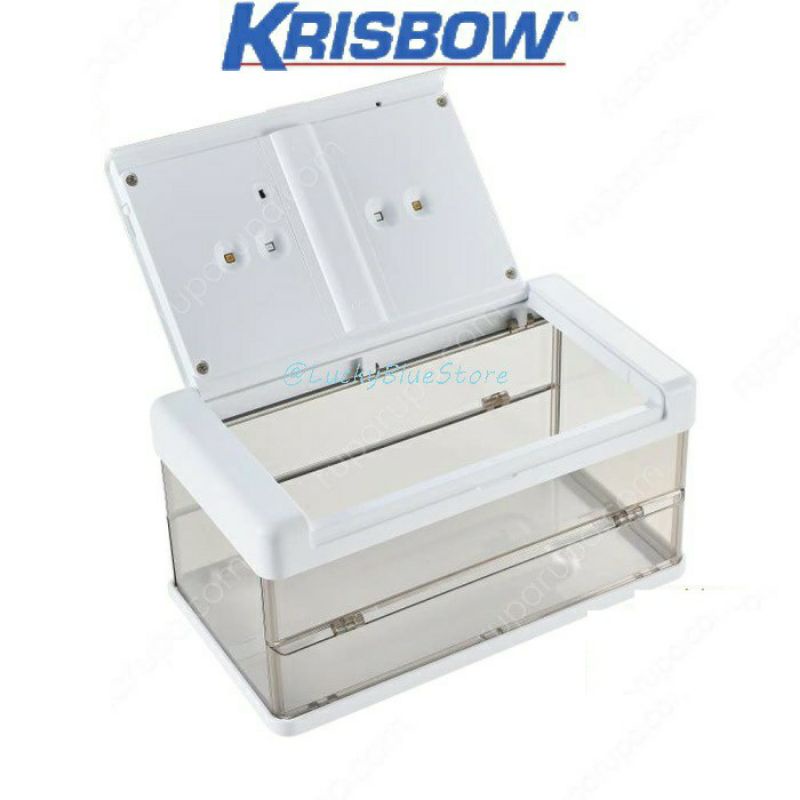 Krisbow Sterilizer Sanitizer box kotak UVC + UVA Ultraviolet sanitizer HP masker kacamata jam tangan