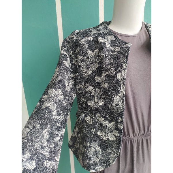 gamis rompi batik bunga (promoo)