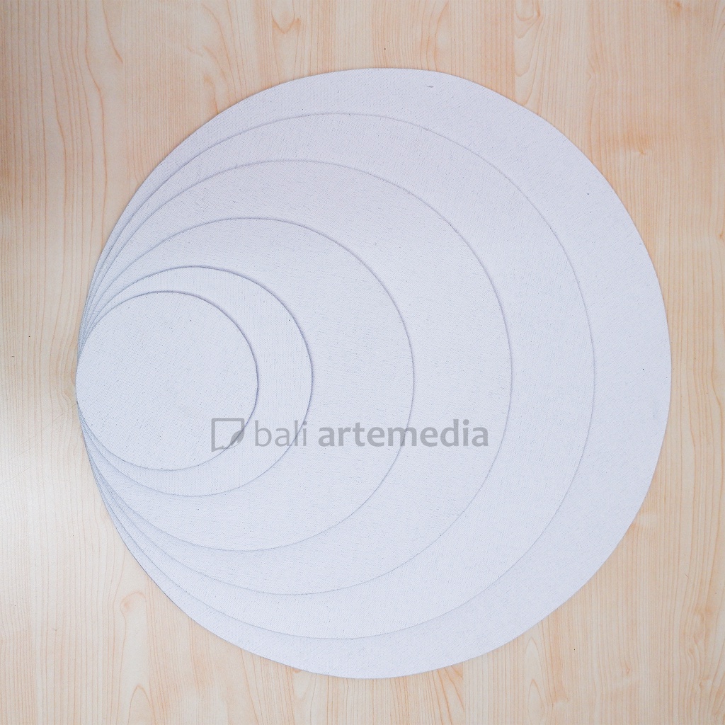 Canvas Board Round Bali Artemedia - Student Grade - Diameter 15 / 20 / 40 / 30 / 50 / 60