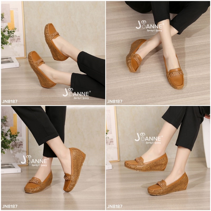 JOANNE Sepatu Wedges Wanita Import JN8187 [ORIGINAL BRAND]